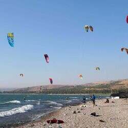Kitesurfing Israel: See Genezareth / Diamond Beach