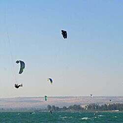 Kitesurfing Israel: See Genezareth / Diamond Beach