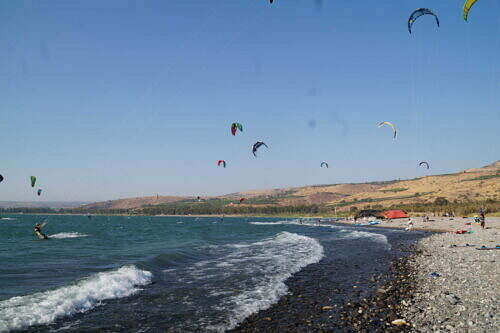 Kitesurfing Israel: Lake Galilee